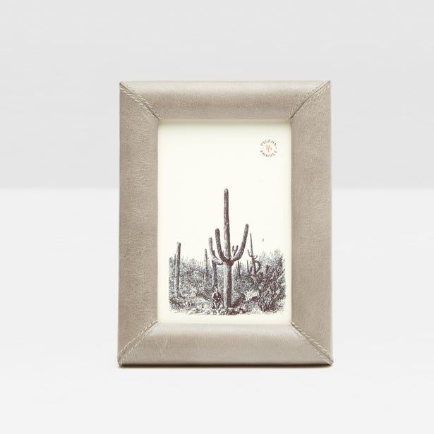 Storm Grey Leather Frame
