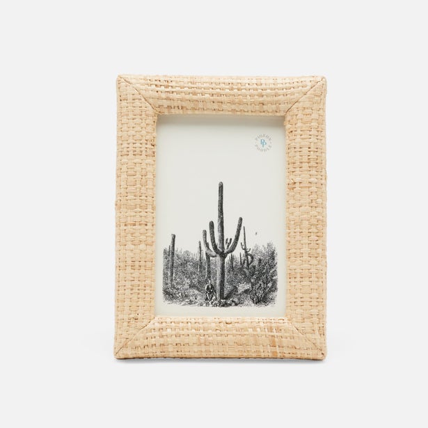 Natural Raffia frame