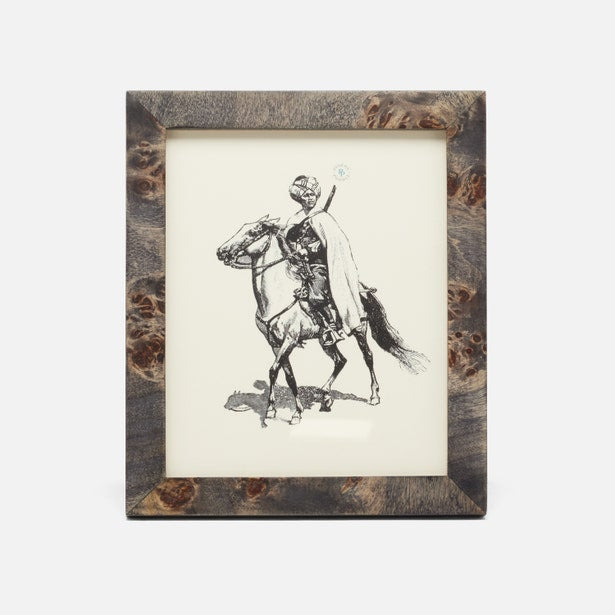 Gray Burl Wood Frame