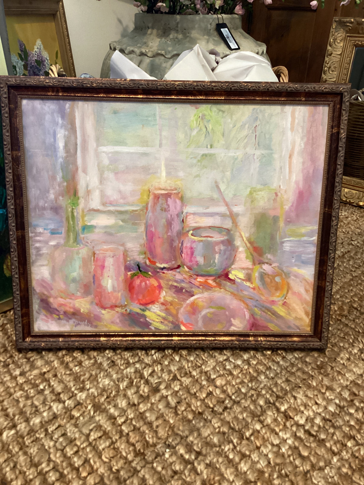BRIGHT PASTEL STILL LIFE 22x18