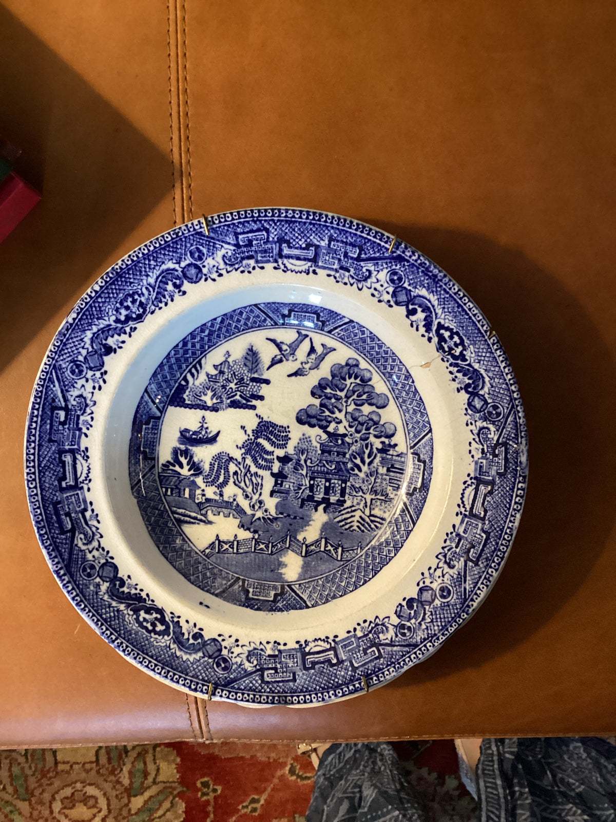 Blue Willow set of 3 vintage bowls