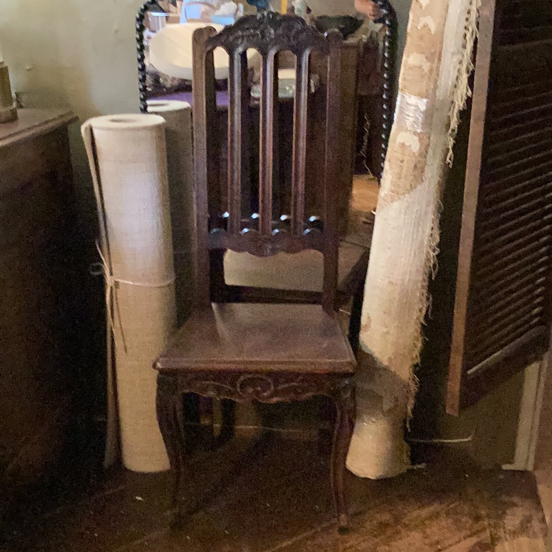 Antique Oak Side Chair 1