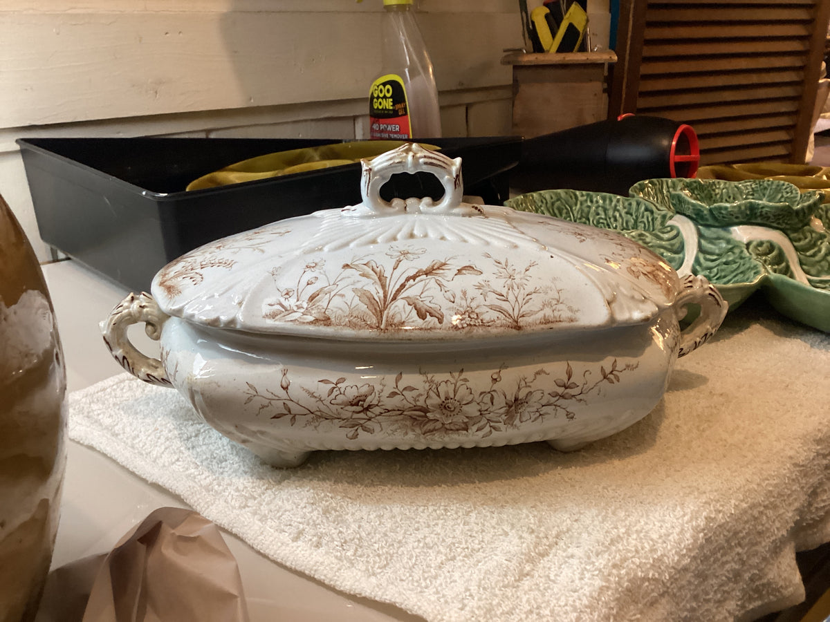 Transferware Tureen