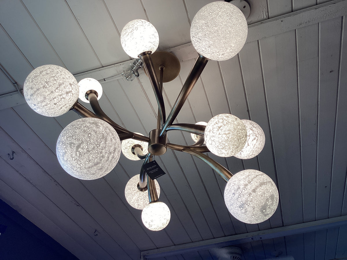 PENDANT 12 SPHERES LUNAR LIGHT