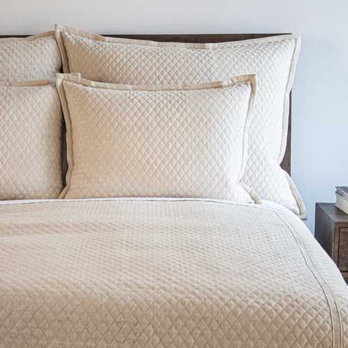 Ann Gish Quilted Basketweave Coverlet 100% Silk