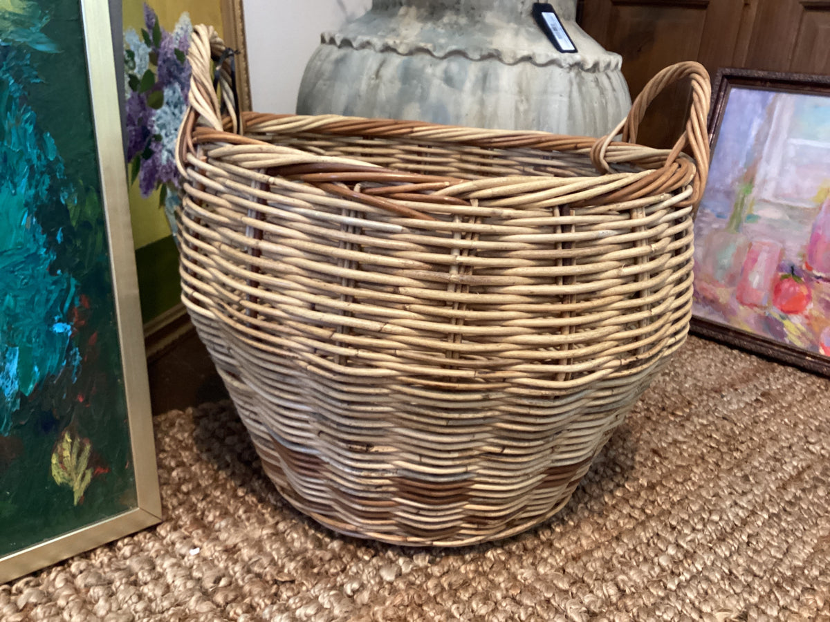 LARGE BASKET WITH HANDLES
