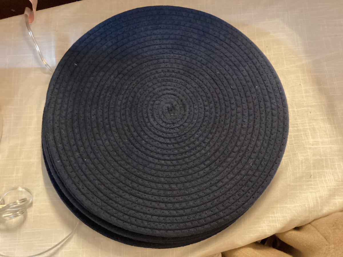 NAVY BLUE SET OF 4 PLACEMATS