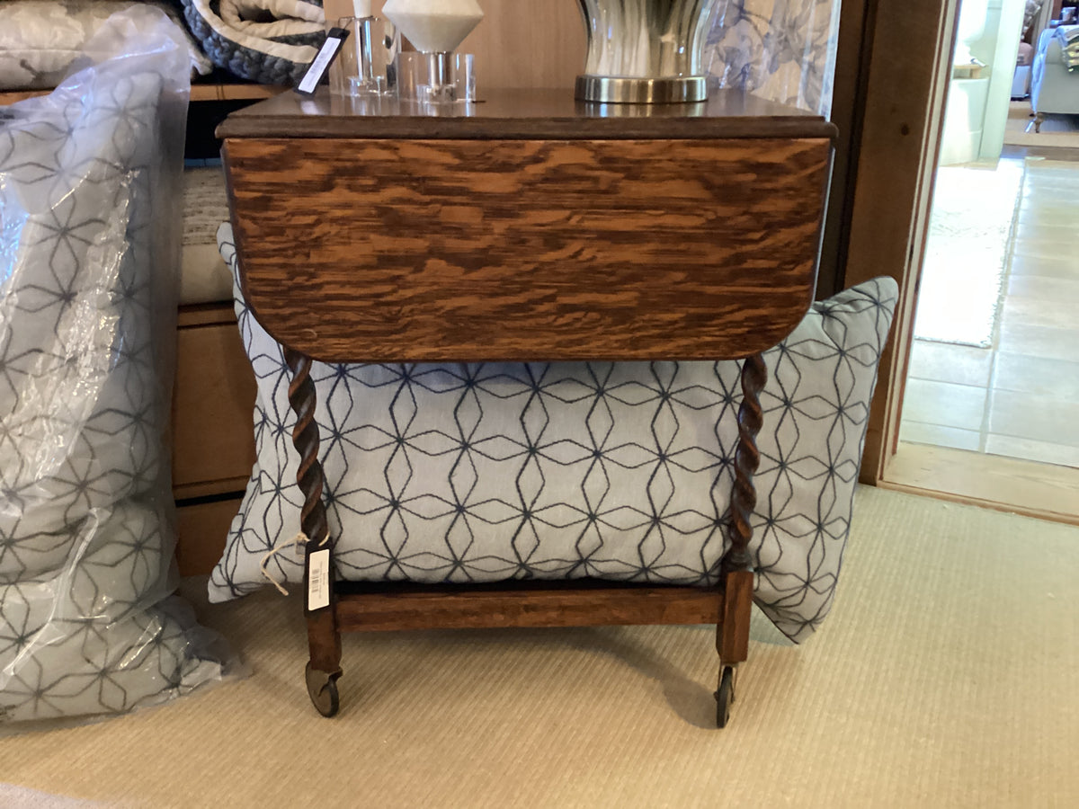 Table barley twist vintage oak
