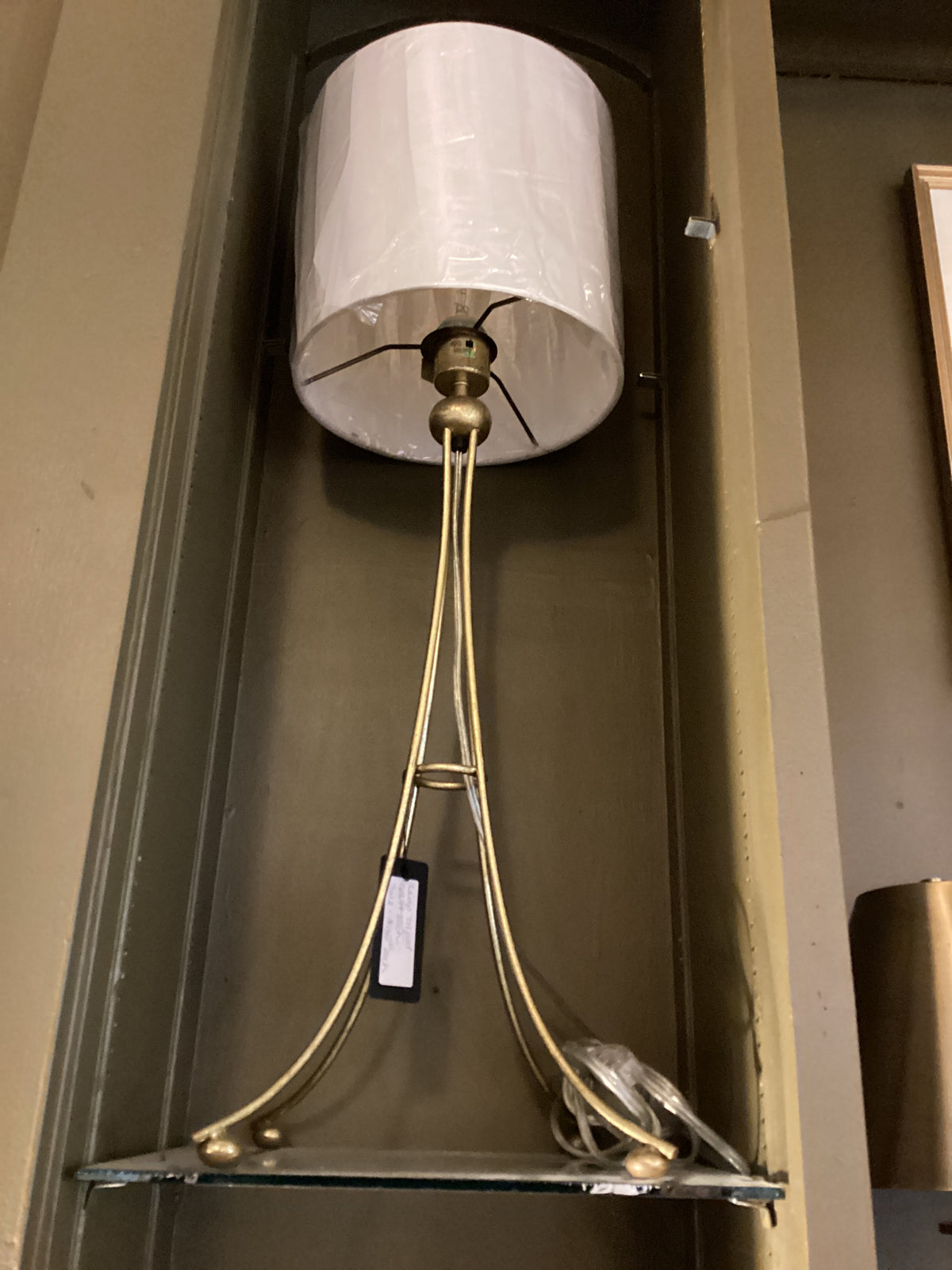 Lamp Tripod Antique Brass Legs
