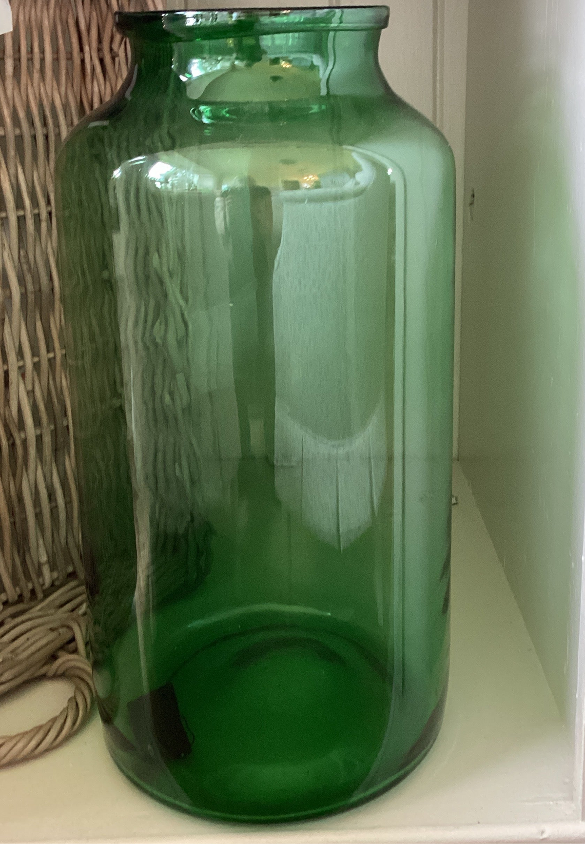 Vintage Green Glass