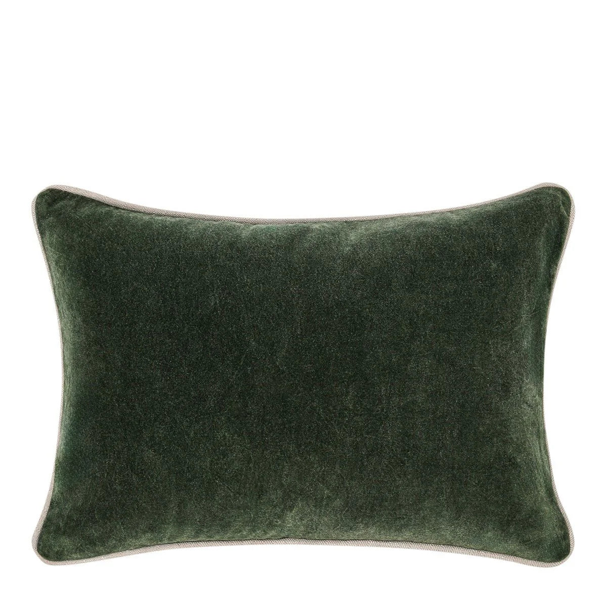 SLD Hierloom Velvet Forest Green 14x20 pillow