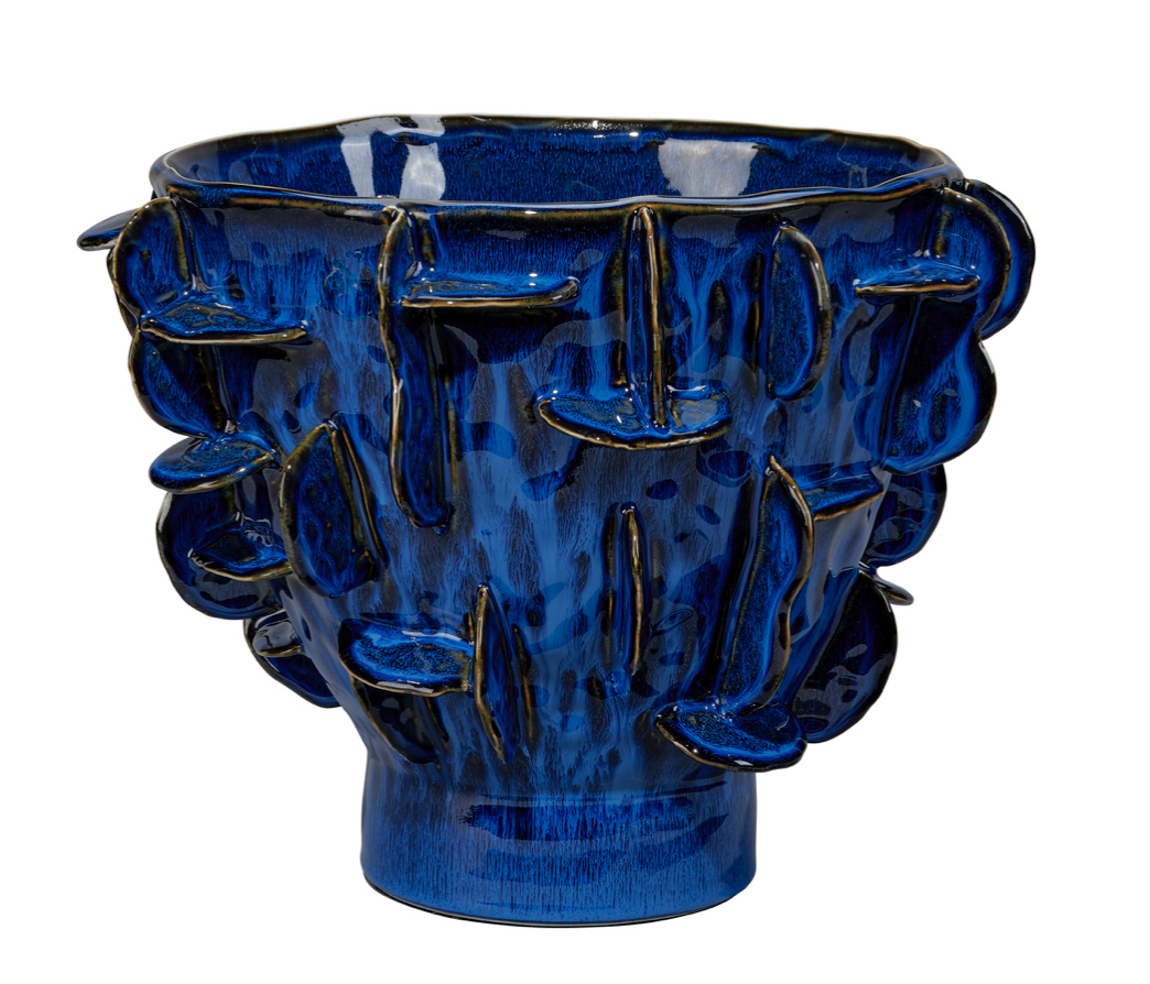 JY Helios Vase - Cobalt Blue Ceramic