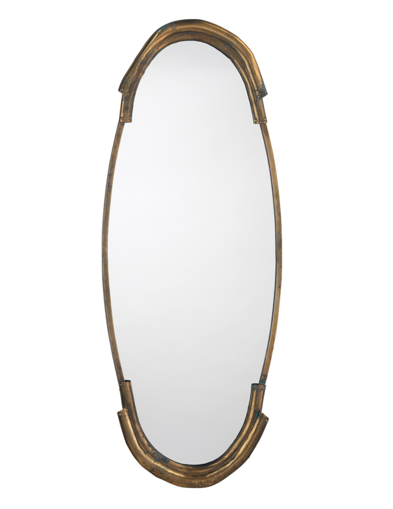 JY Margaux Mirror - Antique Brass Patina
