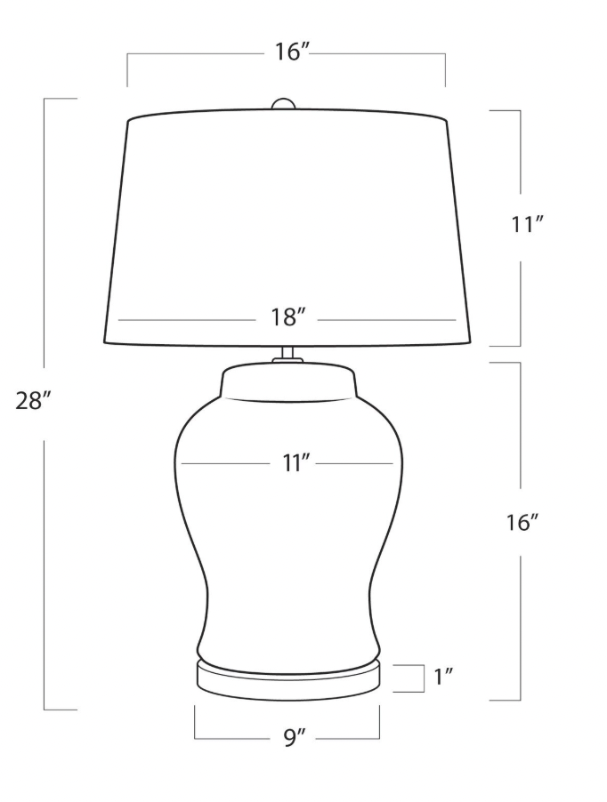 Royal Ceramic Table Lamp