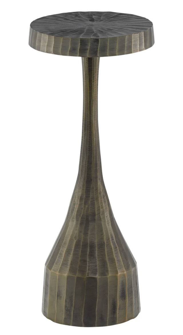 Luca Brass Drink Table