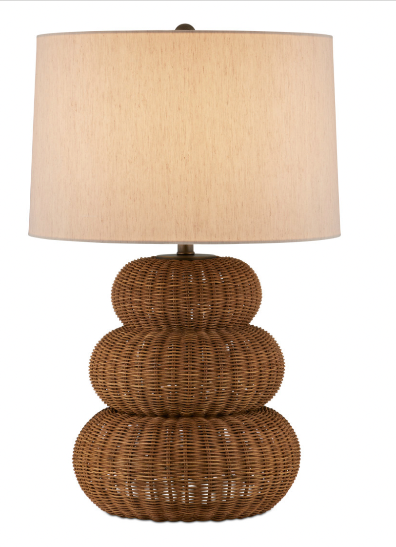 Mabrouka Wicker Table Lamp