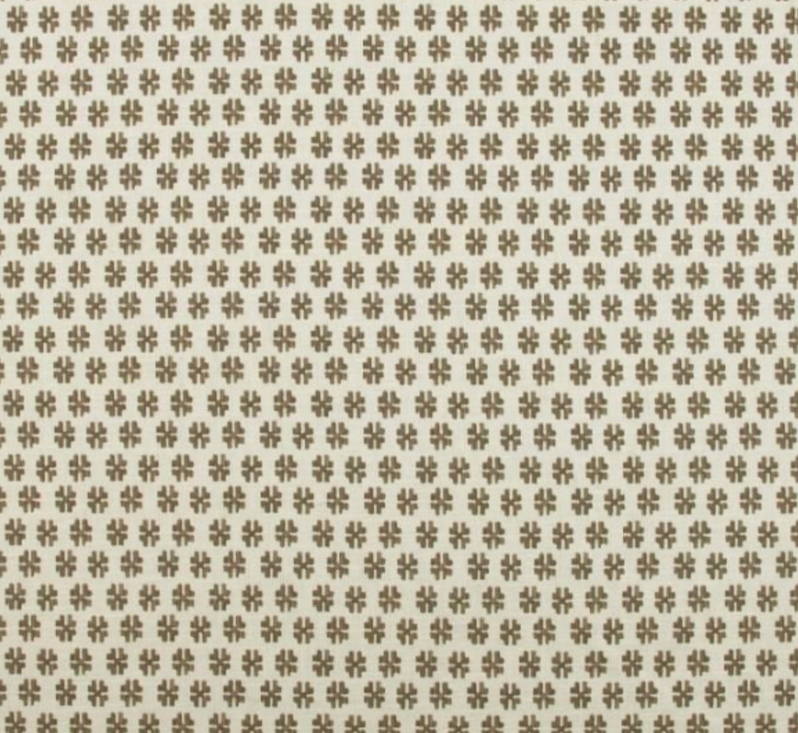 Gidget Ottoman in Bailey Acorn