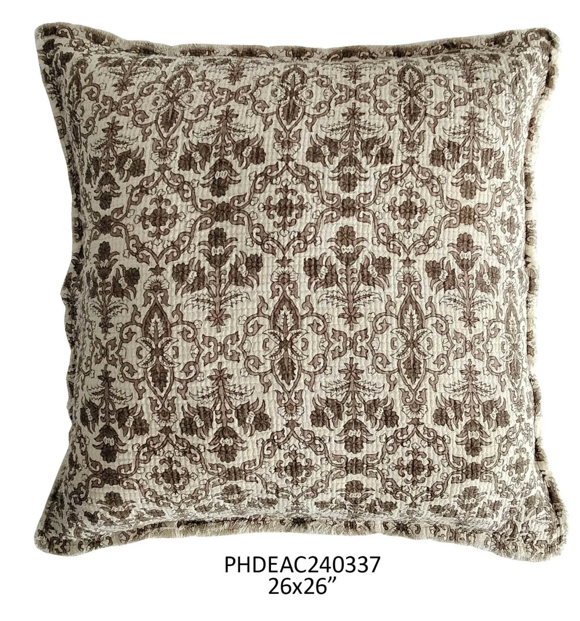 Millet Botanical Print Pillow 26"