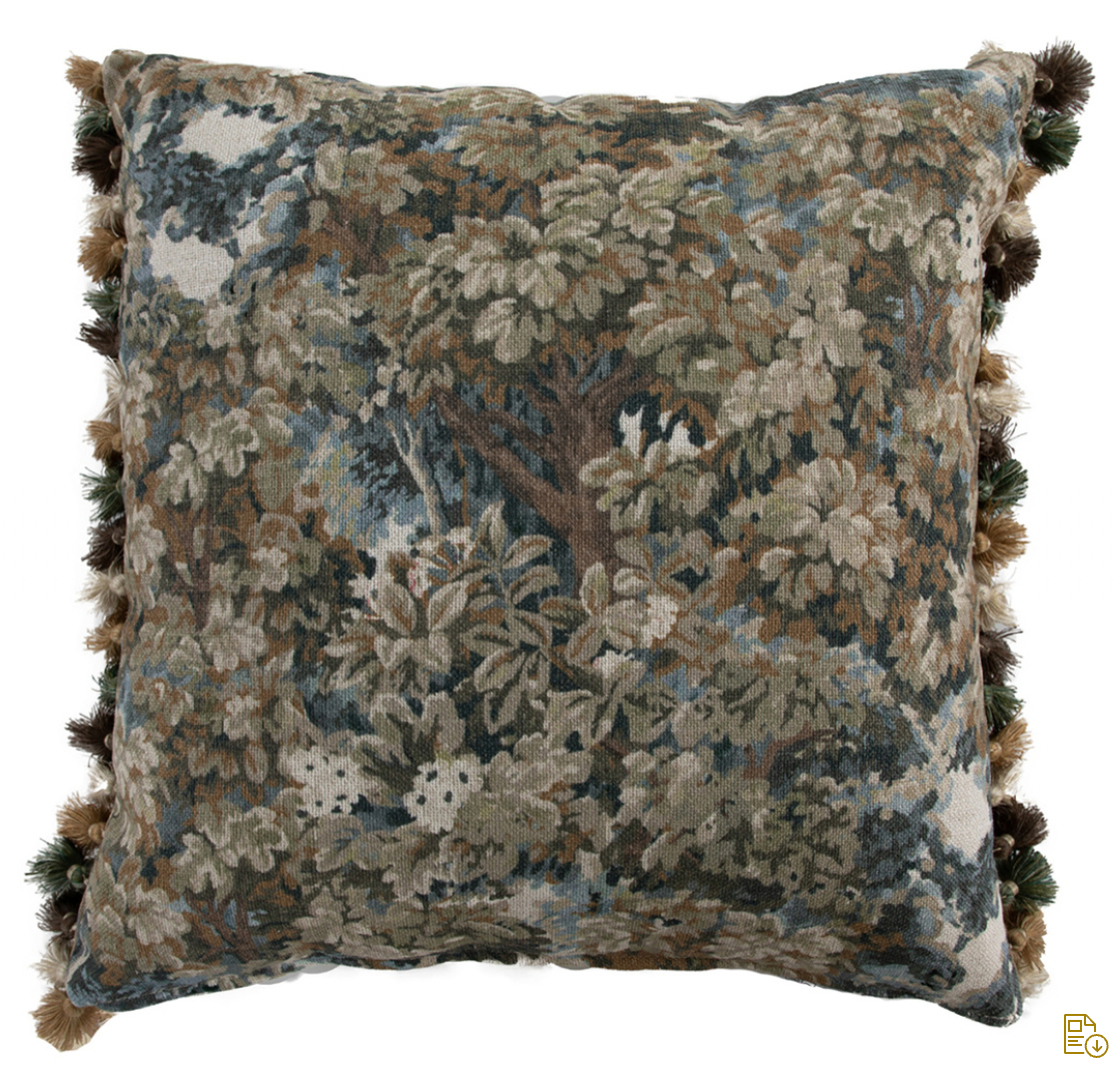Flourish Wheat Feather 22x22