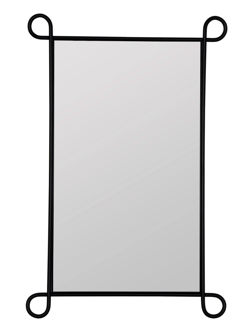 Mirror Poppi Wall - Black Iron