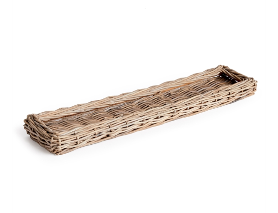 WOVEN RECTANGULAR TRAY