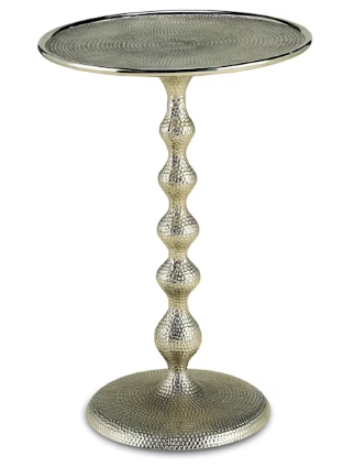 Nickel Accent Table