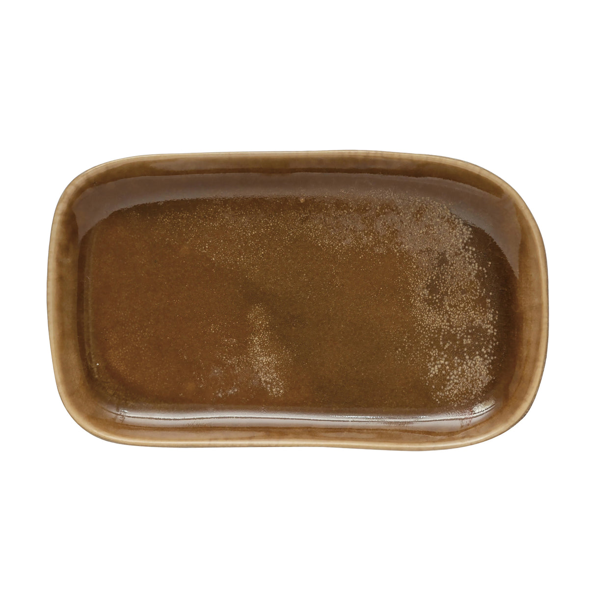 Stoneware Platter, Reactive Glaze