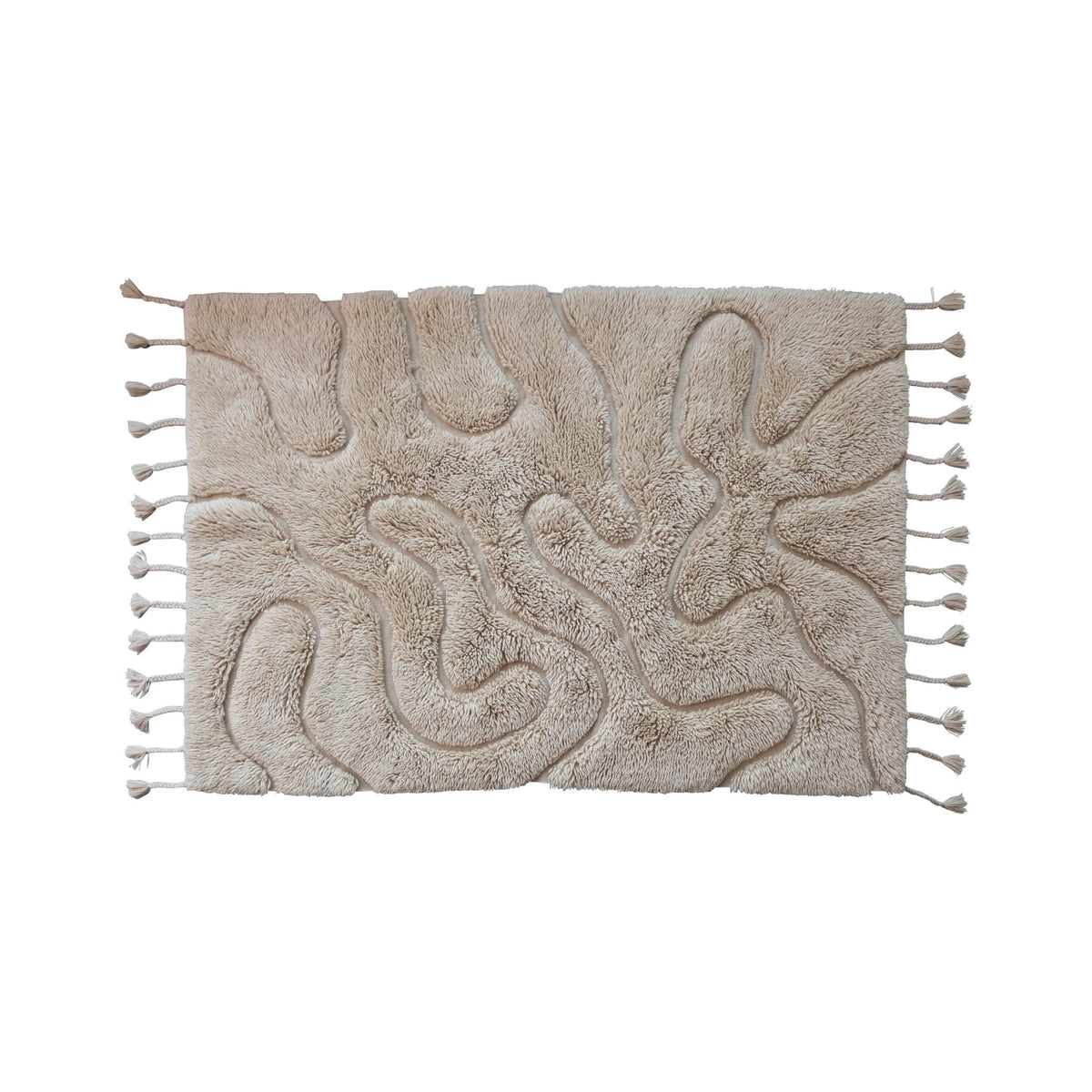 5' x 7' New Zealand Wool & Cotton Tufted Rug