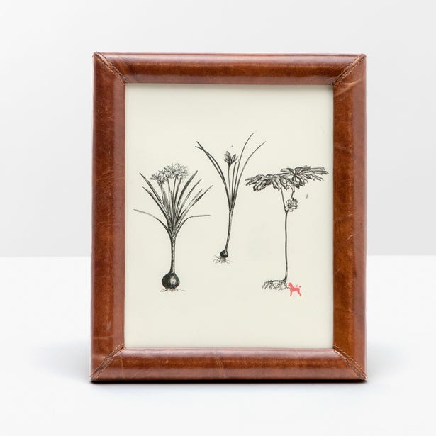 Leather Frame-Tobacco
