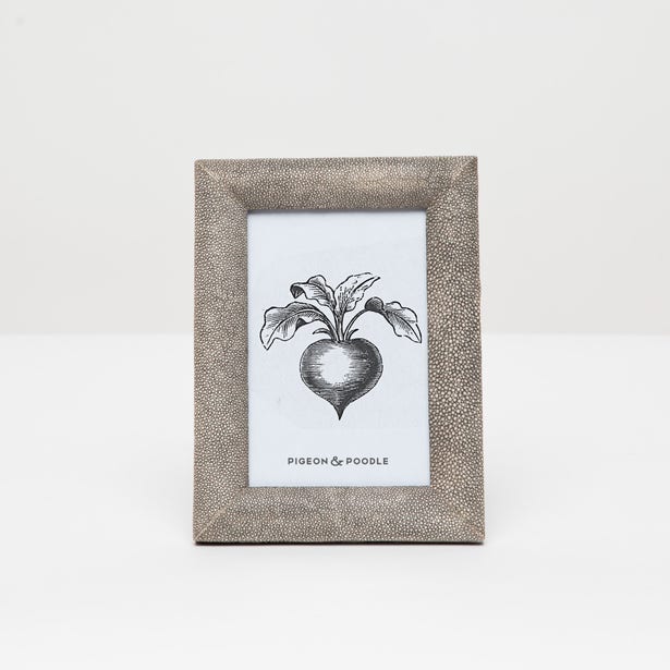 Faux Shagreen Frame
