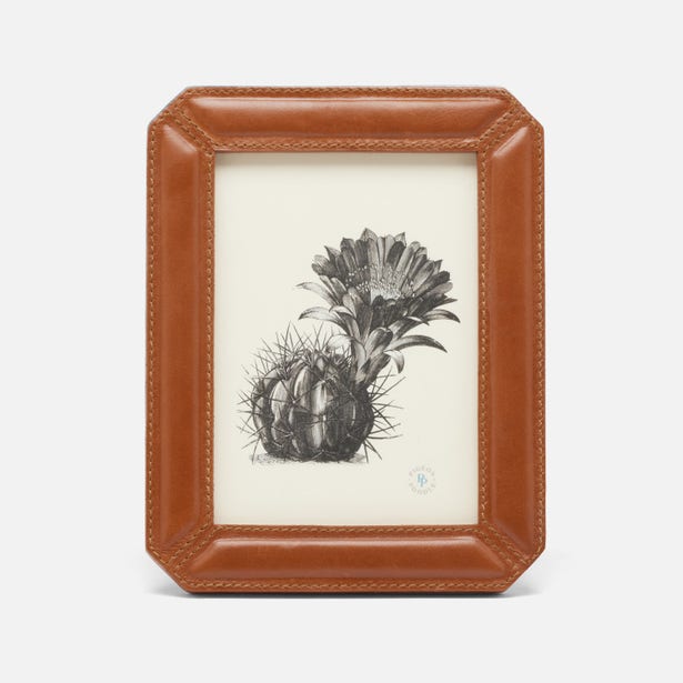 Saddle Leather Picture Frame