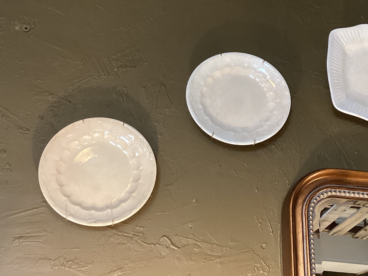 Plates 8.5” IRONSTONE /circa MID 1800’s set of 4