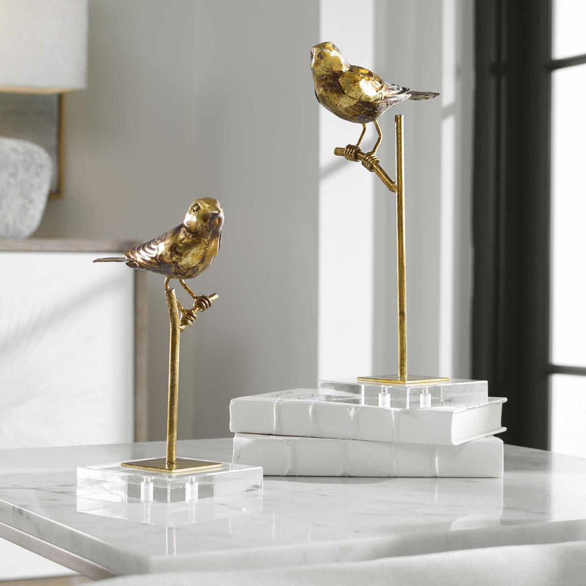 PASSERINES FIGURINES - Set of 2