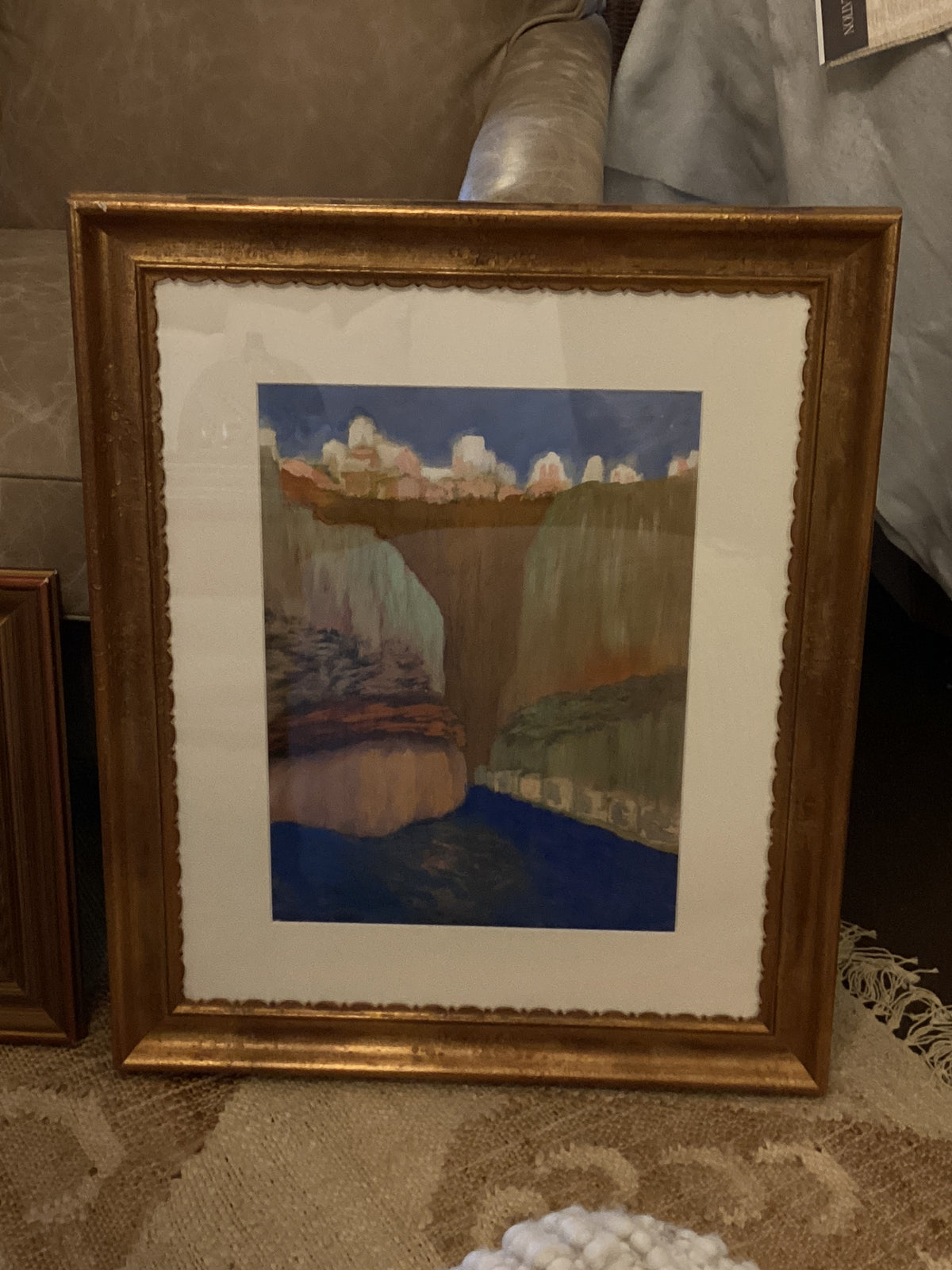 Vintage Pastel - Sienna Waterfall 21L X 24H