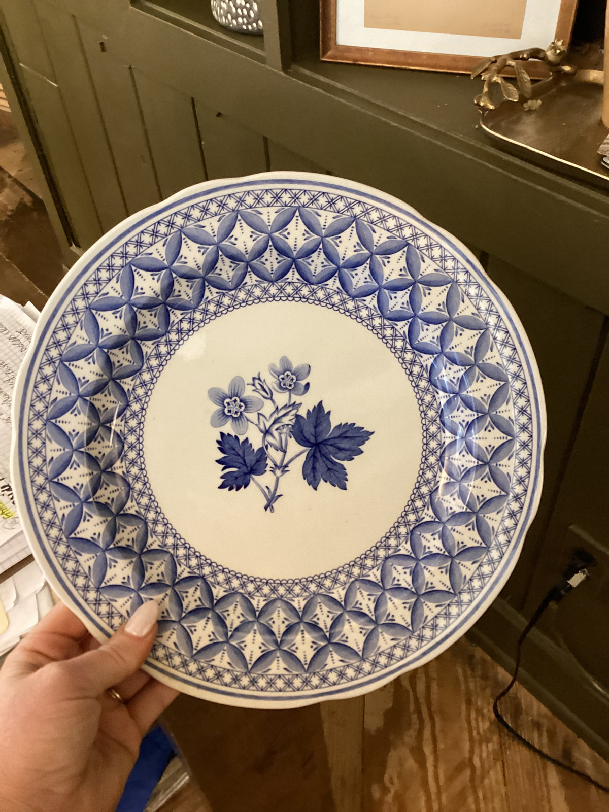 Spode Geranium Plate