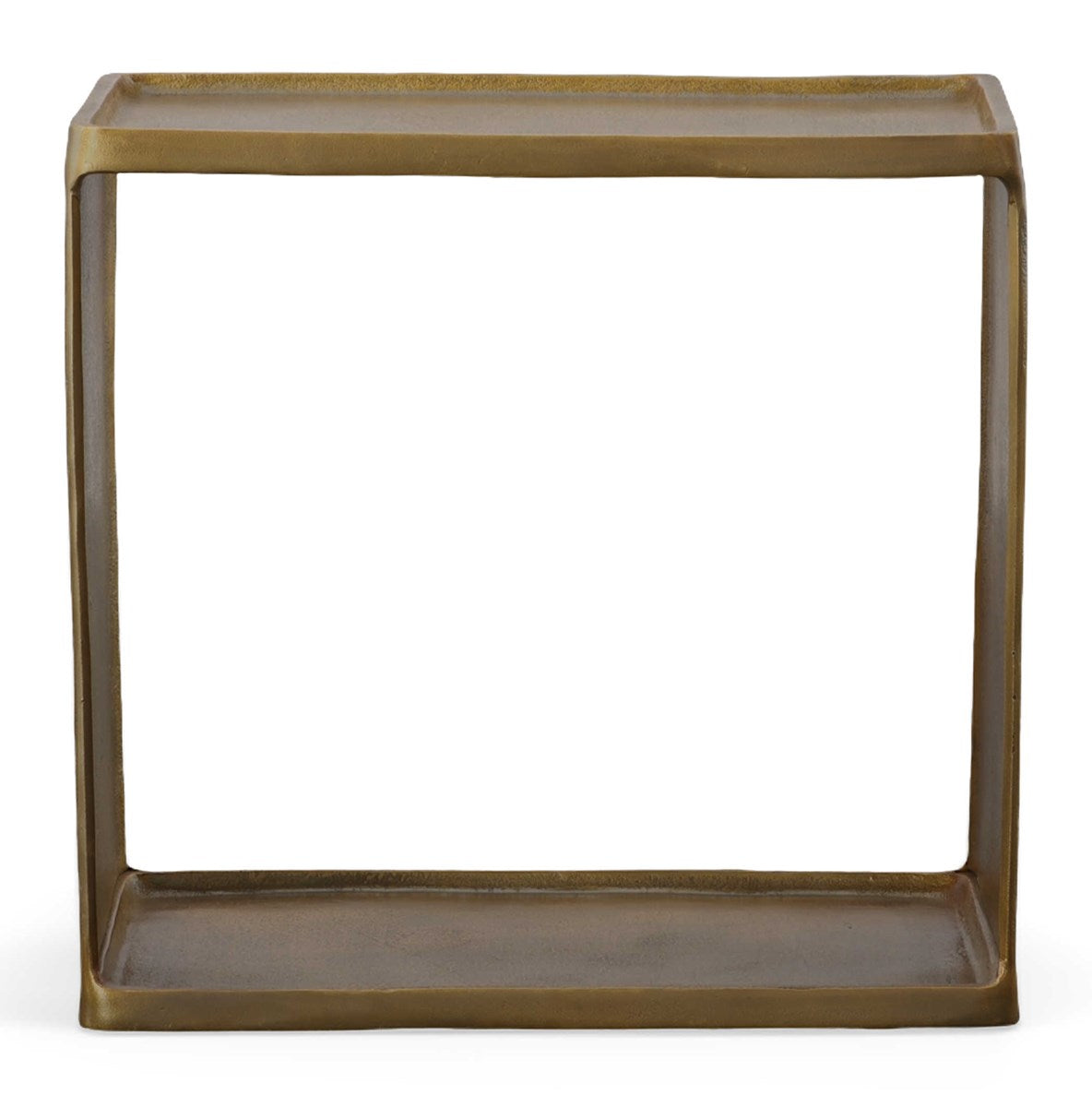 DERWENT SIDE TABLE, ANTIQUE BRASS