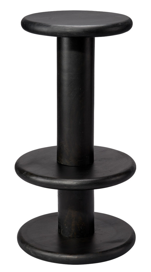 JY Rye Barstool - Black Wood