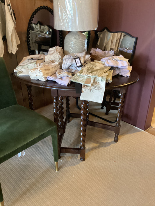 Antique Oval Drop Leaf Table