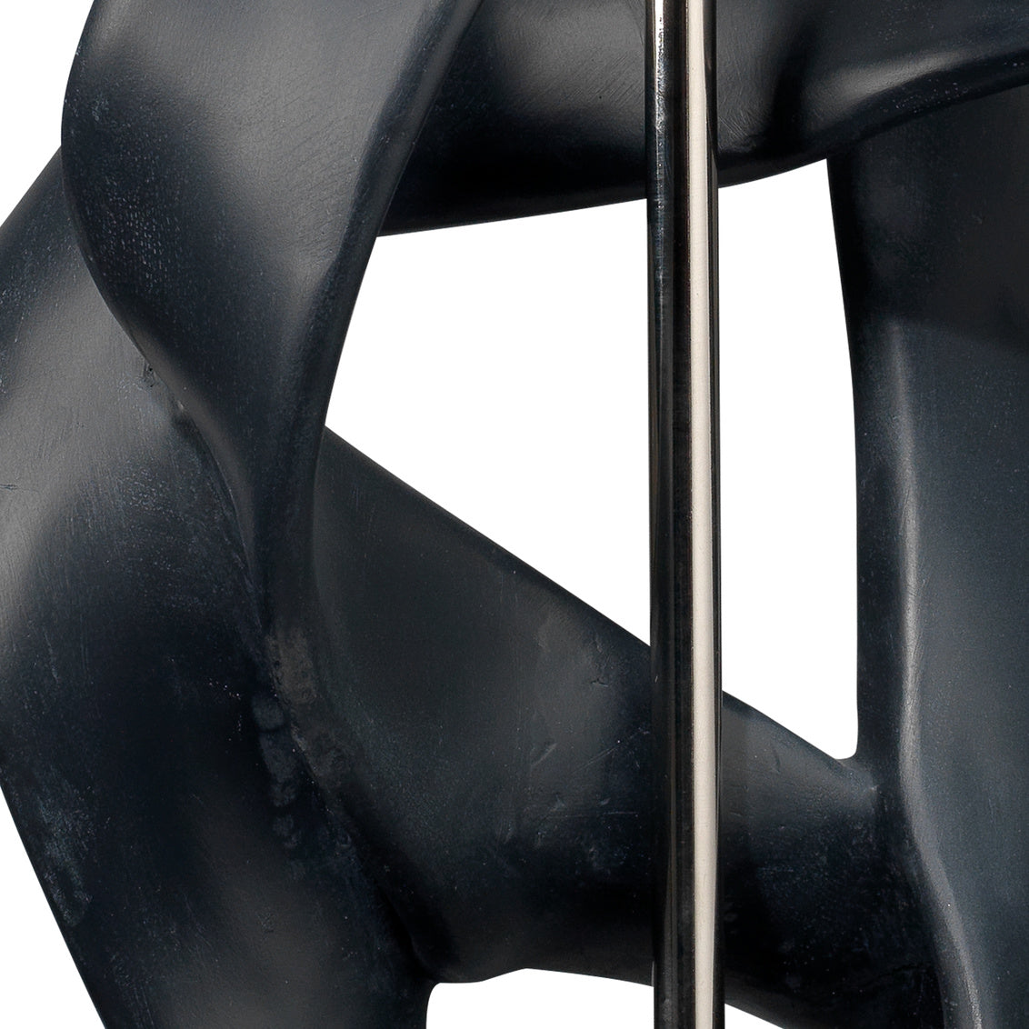 JY Intertwined Table Lamp - Black Polyresin