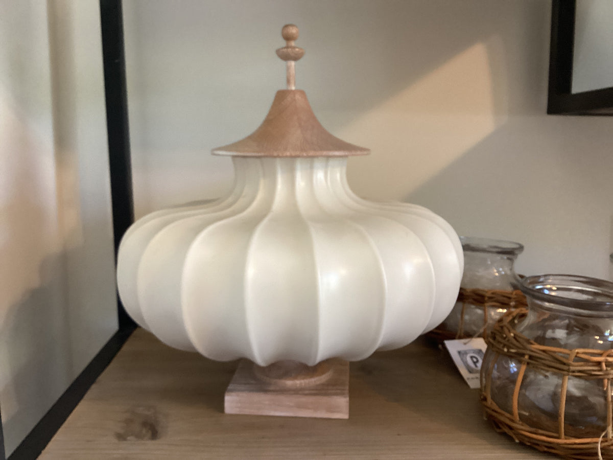 Low Urn Matte White