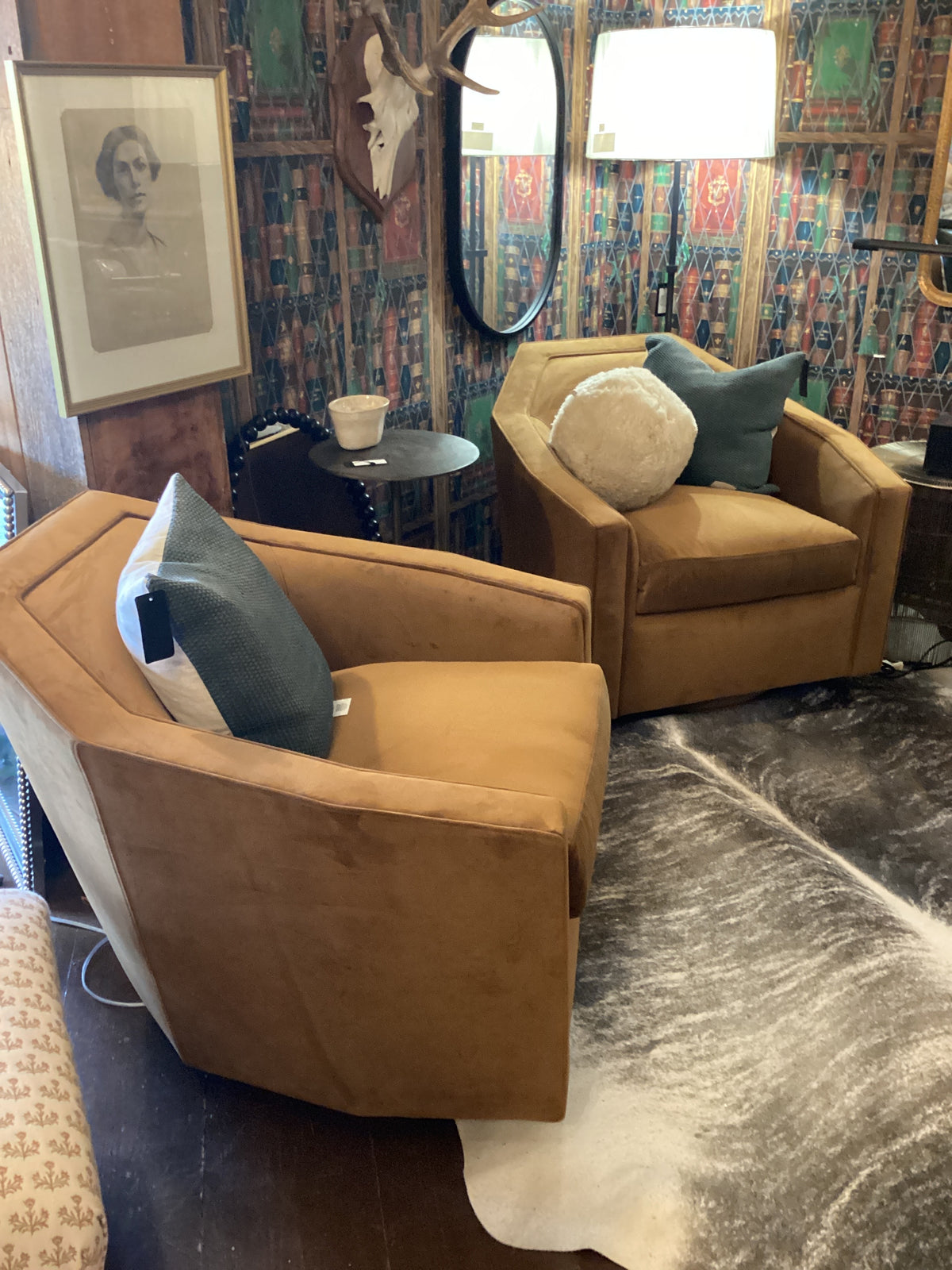 Swivel Chair - Bronze Bliss