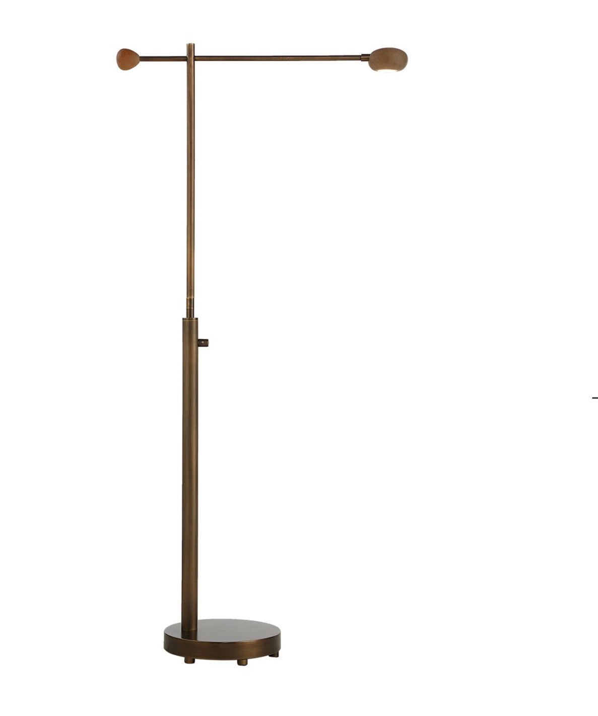 BRONZE FINISH WITH METAL BASE FLOOR LAMP