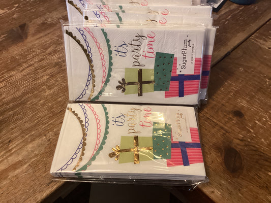 16 IT’S PARTY TIME PAPER NAPKINS