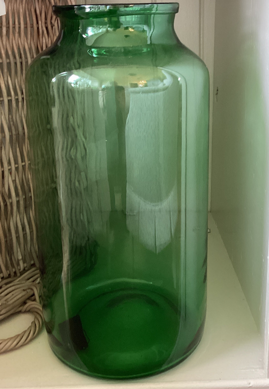 Vintage Green Glass