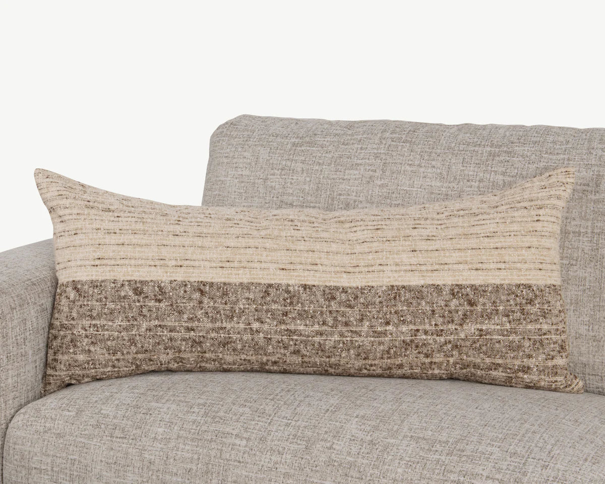 EQ Beryl Cocoa Brown 16x36 Pillow w/Inserts