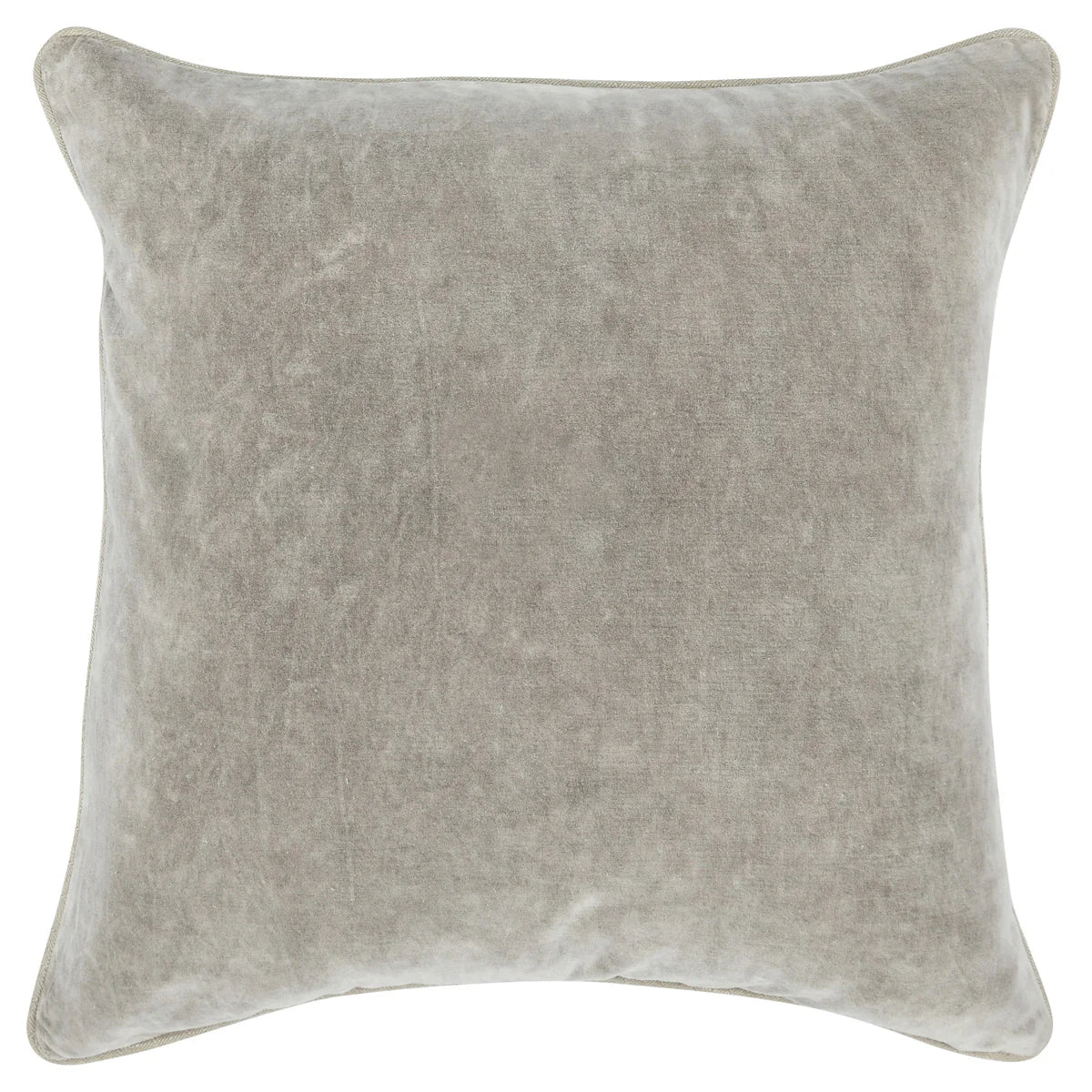 SLD Heirloom Velvet Silver 22 x 22 Pillow