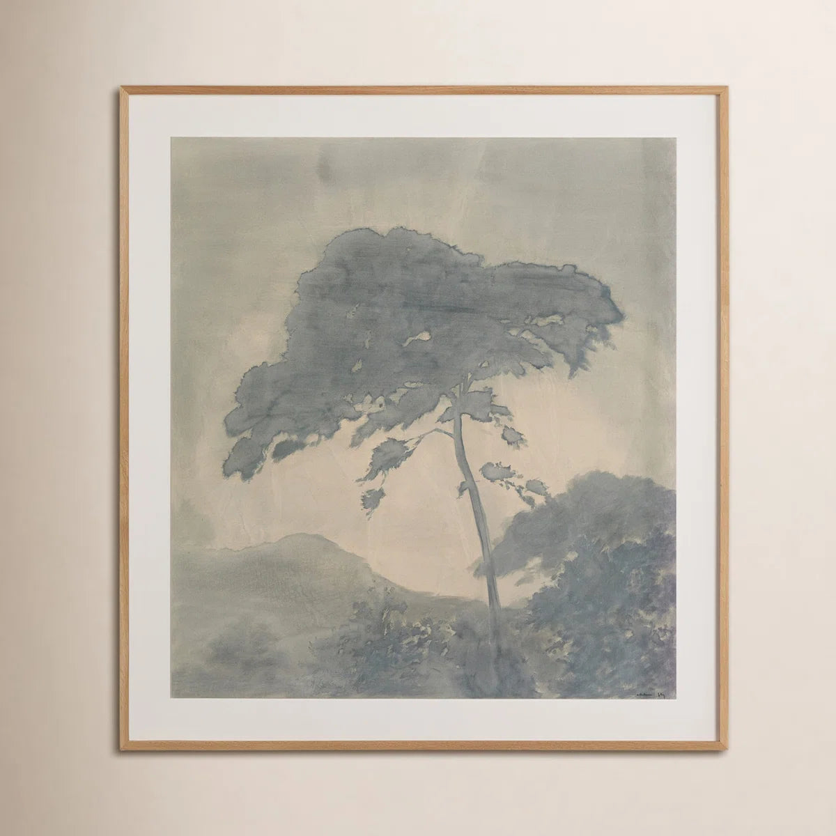 WOOD FRAME PRINT CANOPY BY CHELSEA FLY