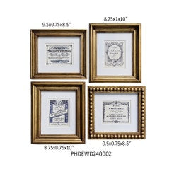 Framed Parfumerie Prints, Set of 4