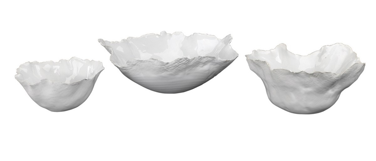 JY Fleur Ceramic Bowls (Set of 3)