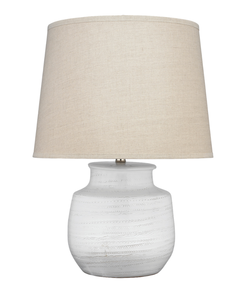 JY Trace Table Lamp - White